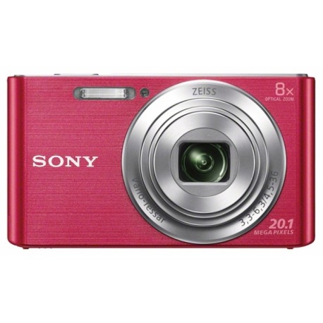 фотоапарат Sony DSC-W830 (розов) + калъф Sony LCS-BDG + карта Sony SD 8GB HC Class 4