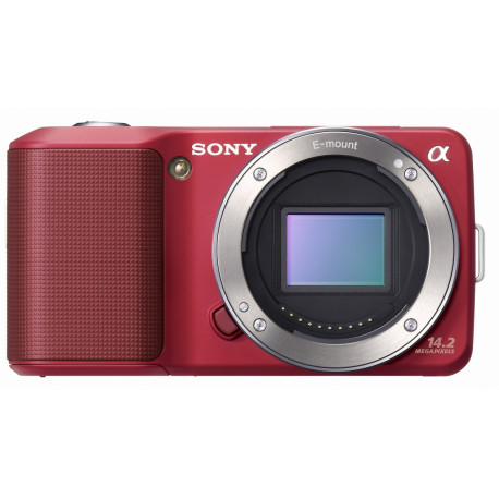 фотоапарат Sony NEX-3 (червен)