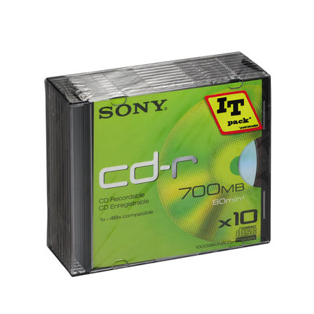 CD Sony CD-R 48x - 1 бр. 