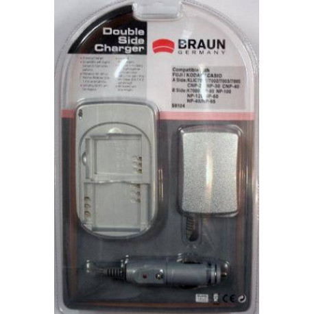 зарядно устройство Braun 59109 Double Side Charger - двустранно многослотово зарядно за Panasonic