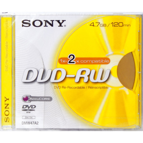 DVD Sony DVD-RW 2x - 1 бр. 