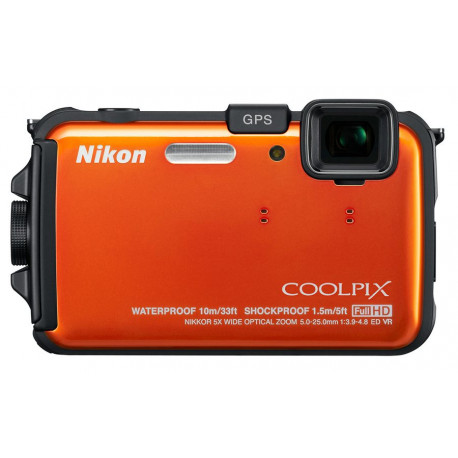 фотоапарат Nikon CoolPix AW100 ( червен )
