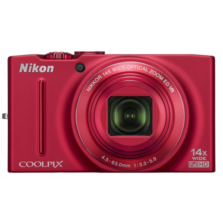 Camera Nikon CoolPix S8200 ( червен )
