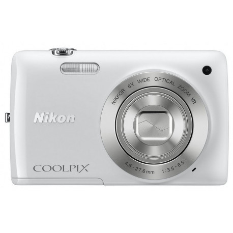 фотоапарат Nikon CoolPix S4300 (бял)