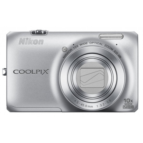 Camera Nikon CoolPix S6300 (сребрист)