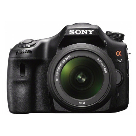 фотоапарат Sony A57 + обектив Sony SAL 18-55mm f/3.5-5.6 DT SAM