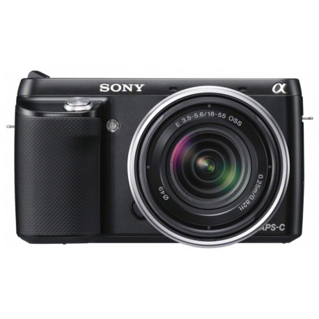  Camera Sony NEX-F3 (черен) + Lens Sony SEL 18-55mm f/3.5-5.6