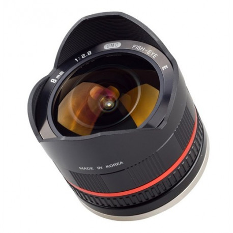 Lens Samyang 8mm f/2.8 Fish-eye - Sony E (черен)
