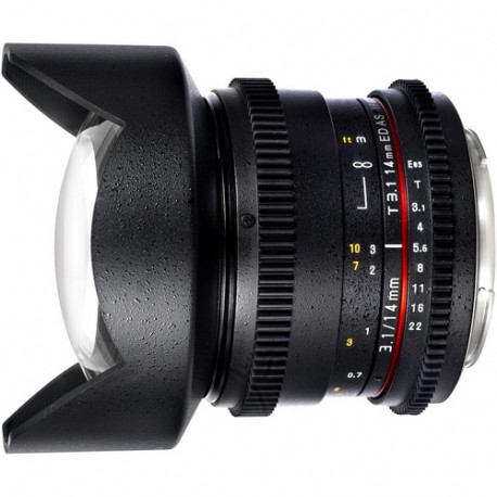 Lens Samyang 14mm T/3.1 VDSLR - Canon EF