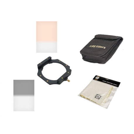 Lee Filters Starter Kit - set of two 100mm filters, holder, case and cloth