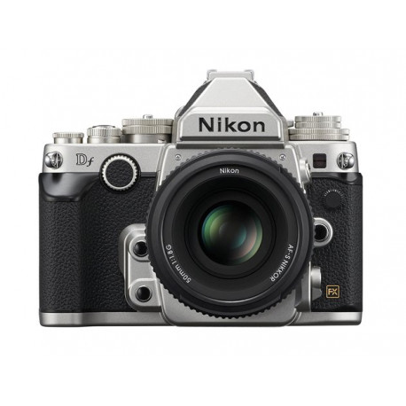фотоапарат Nikon DF (сребрист) + обектив Nikon 50mm f/1.8G Retro