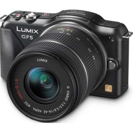  фотоапарат Panasonic LUMIX GF5 + обектив Panasonic 14-42mm f/3.5-5.6 OIS