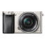 фотоапарат Sony A6000 (сребрист) + обектив Sony SEL 16-50mm f/3.5-5.6 PZ OSS (сребрист)