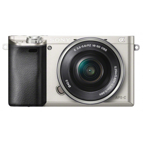 Sony A6000 (silver) + Lens Sony SEL 16-50mm f/3.5-5.6 PZ OSS (сребрист) + Lens Zeiss 32mm f/1.8 - Sony NEX