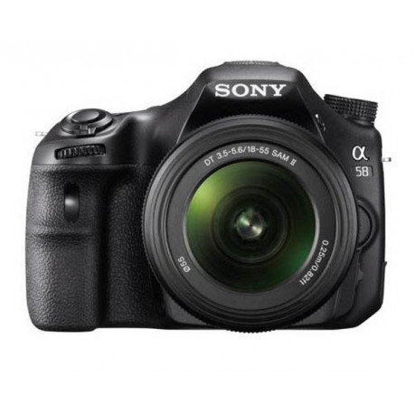 DSLR camera Sony A58 + Lens Sony SAL 18-55mm f/3.5-5.6 DT SAM DSLR camera Sony A58 + Lens Sony SAL 18-55mm f/3.5-5.6 DT SAM