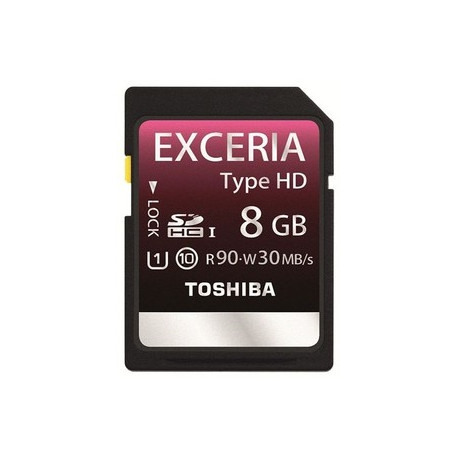 Memory card Toshiba SD 8GB EXCERIA TYPE HD R:90-W:30MB/S