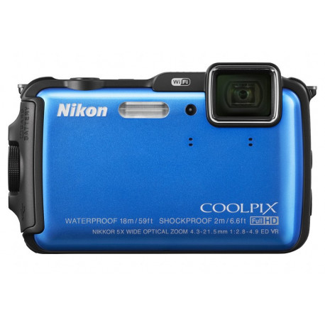 фотоапарат Nikon CoolPix AW120 (син) фотоапарат Nikon CoolPix AW120 (син)