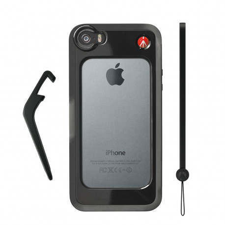 Manfrotto KLYP + протектор за iPhone ® 5/5S - Черен MCKLYP5S-B