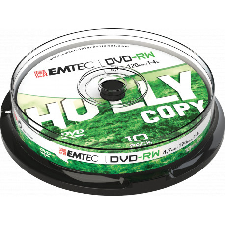 DVD Emtec DVD-RW 4.7GB 10 PACK DVD Emtec DVD-RW 4.7GB 10 PACK