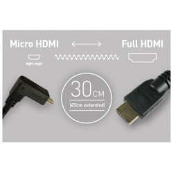 кабел Atomos 30 см. Micro HDMI - HDMI