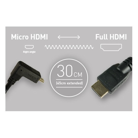Atomos 30 см. Micro HDMI - HDMI