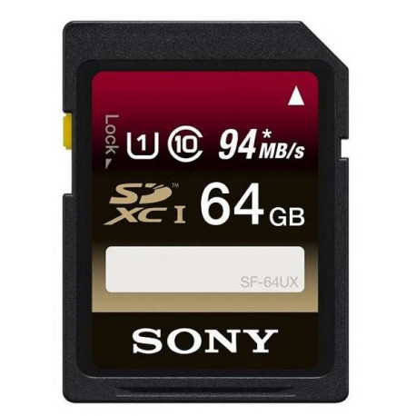 Sony SD 64GB UHS-1 SF64UX2 94MB / S 4K CLASS 10