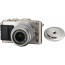  Camera Olympus E-PM2 PEN mini (сребрист) + Lens Olympus MFT 14-42mm f/3.5-5.6 II R MSC + Lens OM SYSTEM (Olympus) MFT 15mm f/8 silver