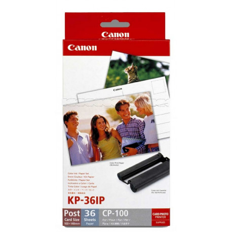 Printer Canon Selphy CP1300 (pink) + Photographic paper