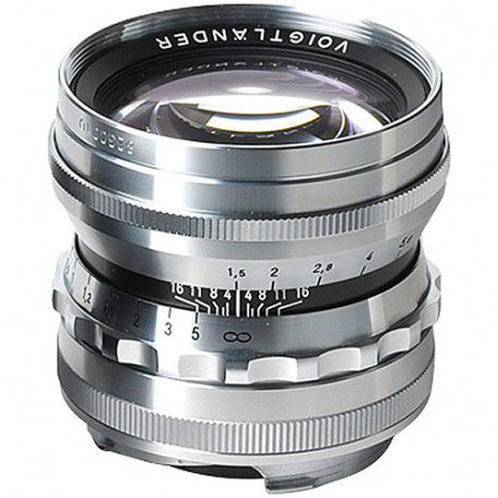 Voigtlander Nokton 50mm f / 1.5 Aspherical - Leica M (Silver)