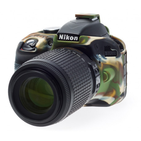 EasyCover ECND3300C - Силиконов протектор за Nikon D3300 / D3400 (камуфлаж) 