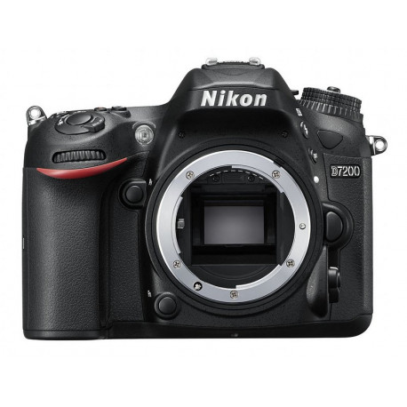 DSLR camera Nikon D7200 + Accessory Nikon 100-TH Anniversary Premium Camera Strap (черен)