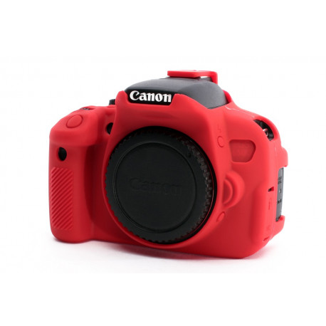 EasyCover ECC650DR - Силиконов протектор за Canon 650D/700D (червен)