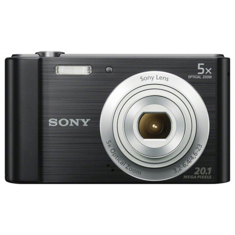 фотоапарат Sony DSC-W800 (черен) + калъф Sony LCS-BDG