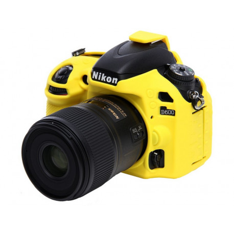 EasyCover ECND600Y - Силиконов протектор за Nikon D600/D610 (жълт)