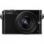 Camera Panasonic LUMIX GM5 (черен) + Lens Panasonic Lumix G 12-32mm f/3.5-5.6 MEGA OIS (сребрист)