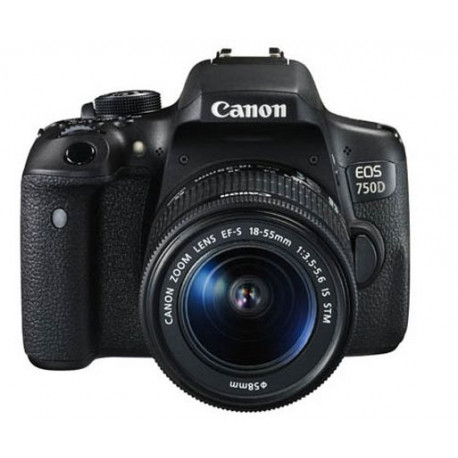  Canon EOS 750D + Lens Canon EF-S 18-55mm IS STM + Bag Canon SB100 Shoulder Bag + Memory card Toshiba SDHC 16GB EXCERIA Type HD