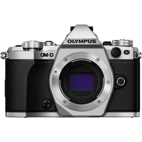 фотоапарат Olympus OM-D E-M5 MARK II (сребрист) + обектив Olympus MFT 12-50mm f/3.5-6.3 EZ (черен)