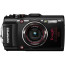 фотоапарат Olympus Stylus TG-4 Tough (черно) + аксесоар Olympus CHS-09 Floating Strap (червен)