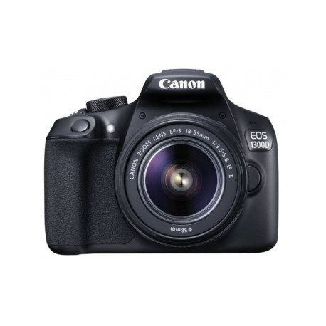 Canon EOS 1300D + обектив Canon EF-S 18-55mm f/3.5-5.6 IS + обектив Canon EF 50mm f/1.8 STM