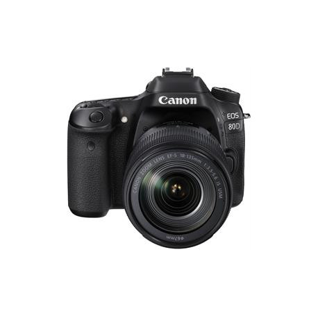 DSLR camera Canon EOS 80D + Lens Canon EF-S 18-135mm IS Nano