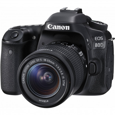 Canon EOS 80D + обектив Canon EF-S 18-55mm IS STM + филтър Praktica UV+PROTECTION MC 58mm
