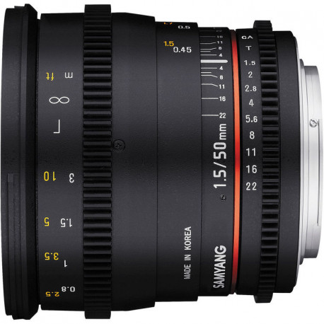 Samyang 50mm T/1.5 VDSLR - Nikon F
