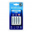Charger Panasonic Eneloop Basic + 4 бр. AA + Battery Panasonic Eneloop AA 4 pcs. 1900mAh (BK-3MCCE / 4BE)