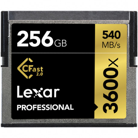 Lexar Professional CFAST 2.0 256GB 3600X 540mb/s