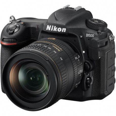 Nikon D500 + Lens Nikon AF-S 16-80mm f / 2.8-4E ED DX VR + Accessory Nikon DSLR Accessory Kit - DSLR Bags + SD 32GB 300X