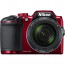 фотоапарат Nikon CoolPix B500 (червен) + зарядно у-во Panasonic Eneloop Basic + 4 бр. AA