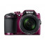 фотоапарат Nikon CoolPix B500 (лилав) + чанта Nikon Case P-08 (черен)