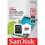 SanDisk microSDHC Ultra 16GB 80MB/S 533X Memory Card + Adapter
