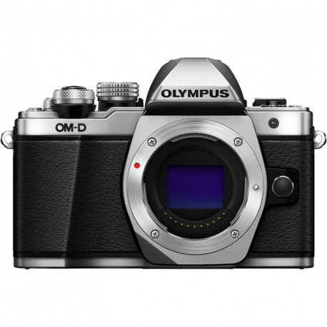 фотоапарат Olympus E-M10 II (сребрист) OM-D + обектив Olympus MFT 17mm f/1.8 MSC (с.)