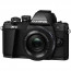 фотоапарат Olympus E-M10 II (черен) OM-D + обектив Olympus ZD Micro 14-42mm f/3.5-5.6 EZ ED MSC (черен)